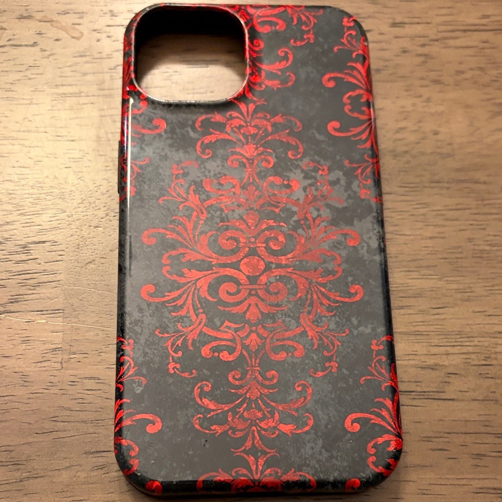 Stylish Black and Red Phone Case